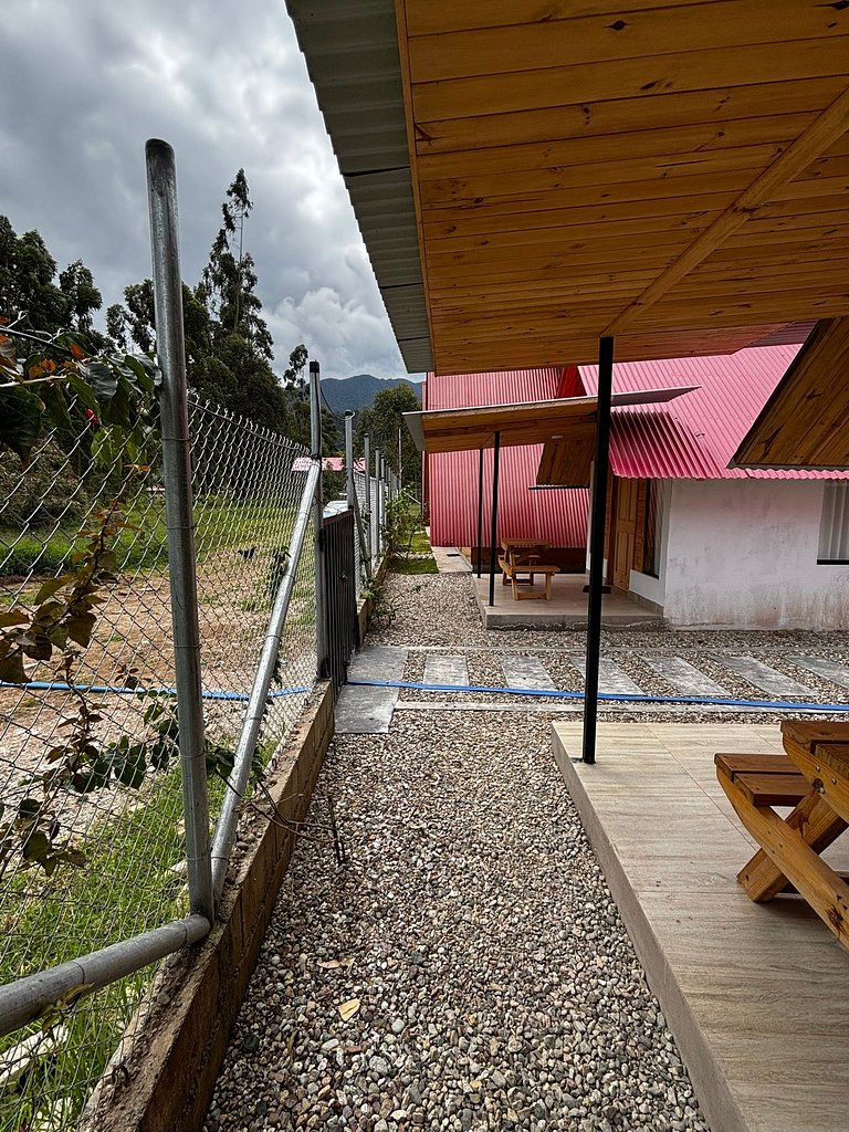 Hermoso bungalow en el campo