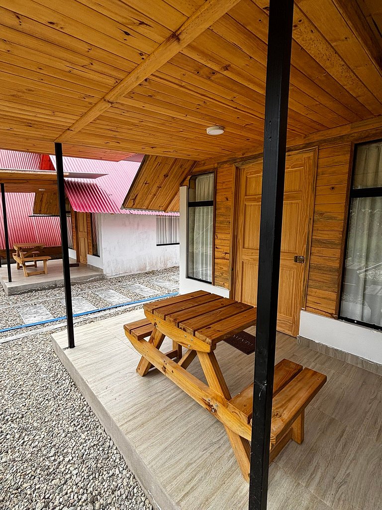 Hermoso bungalow en el campo